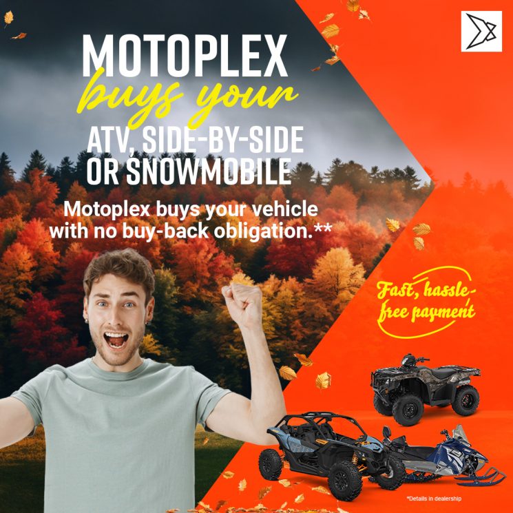 Motoplex buys your vehicle !