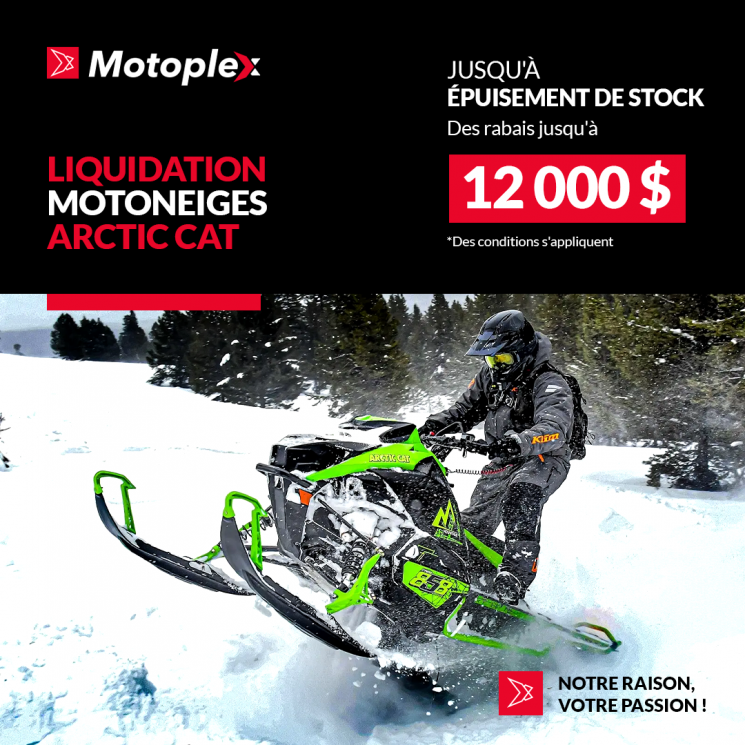 LIQUIDATION MOTONEIGNES ARCTIC CAT